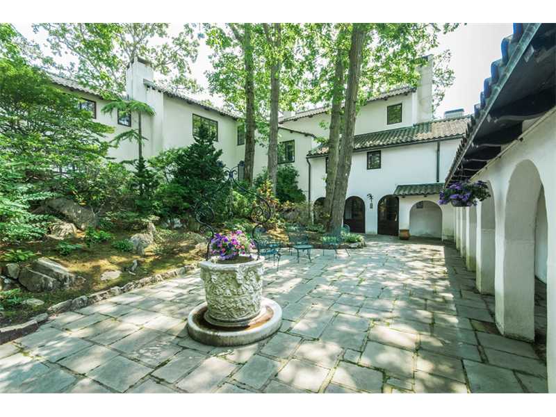The inside court yard that brings you back to another era. 