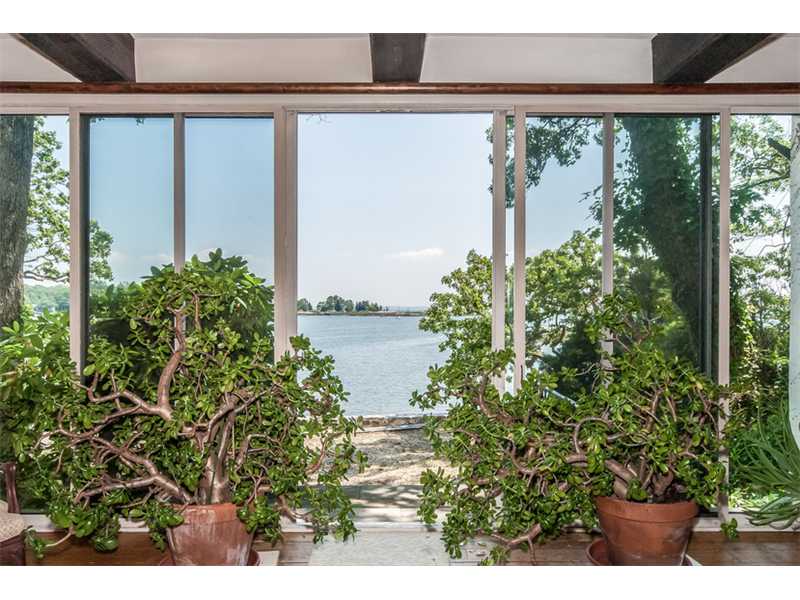 View from the indoor pool.