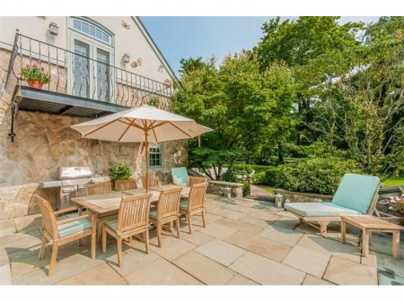 one of the many outdoor terraces to enjoy a beautiful evening with guests.