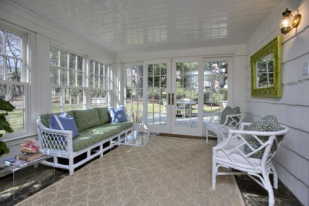 The Conservatory… or what everyone calls the sunroom.